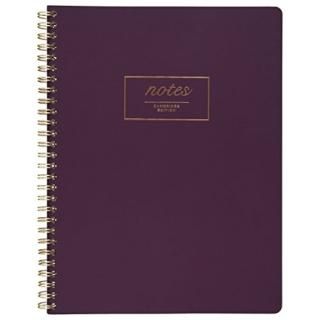 Mead Cambridge Meeting Notebook / Journal Purple 80 Twinwire Sheets 9 1/2 x 7 1/
