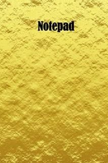 Gold leaf notepad/journal