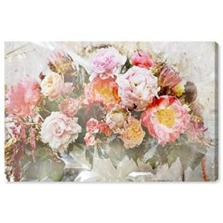 The Oliver Gal Artist Co. Floral Wall Art Canvas Prints 'Serving Roses Spring' H