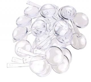 OBTANIM Mini Plastic Handheld Magnifying Glasses Portable Reading Magnifier for 