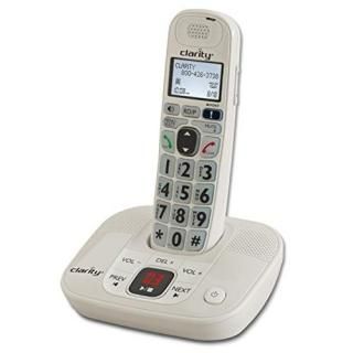 Clarity 53714 Dect 6.0 Amplified Cordless Phone with Digital Answering System Vo