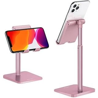 Cell Phone Stand OMOTON Adjustable Angle Height Desk Phone Dock Holder for iPhon