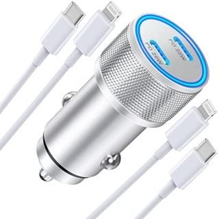 Apple MFi Certified iPhone Fast Car Charger Linocell 40W Dual USB C Power Delive
