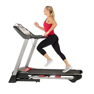 Sunny Health & Fitness Folding Treadmill for Home Exercise with 265 LB Capacity 