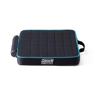 Coleman Rechargeable Heated Seat Cushion  OneSource Chair Pad & Lithium Ion Batt