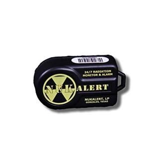 NukAlertTM nuclear radiation detector / monitor keychain attachable alarm by KI4