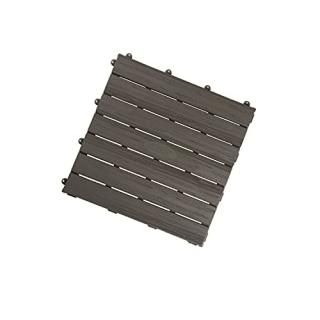 Smoby - Set of 6 Playhouse Floor Tiles  Brown