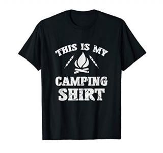 This Is My Camping Shirt Novelty Camper Gift T-shirt