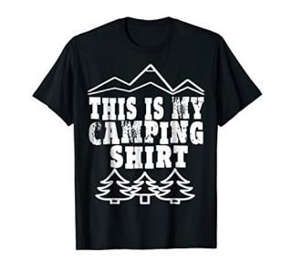 This Is My Camping T-Shirt Funny Camping Gift Happy Camper