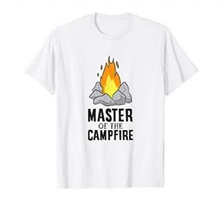 Camper Gift Master Of The Campfire Outdoor Camping T-Shirt
