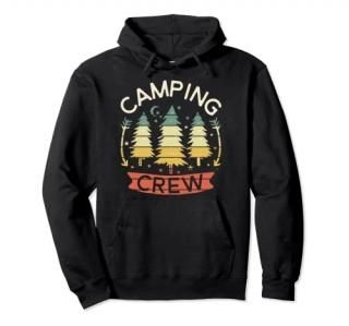 Camp Family Camping Trip Camper Matching Group Camping Crew Pullover Hoodie
