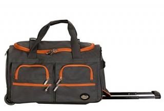 22 Inch ROLLING DUFFLE BAG - CHARCOAL