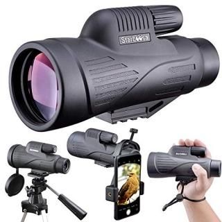 Starboosa 12x50 High Definition Monocular Telescope with Smartphone Holder - Wat