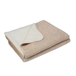 Puna Blessing - 100% Natural Fiber Eco Alpaca Wool Cotton Blanket Undyed Colors 