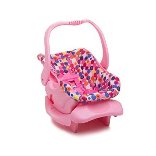 Joovy Toy Car Seat Doll Accessory Doll Furniture Pink Dot