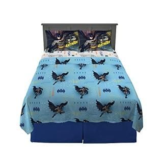 Franco Kids Bedding Super Soft Microfiber Sheet Set 4 Piece Full Size Batman