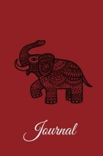 Elephant Luxury Styled Blank Lined Journal