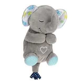 Nuby Lifelike Animated Sleeping Elephant with 8 Soothing Lullabies & 4 Calming W