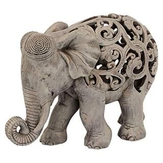 Design Toscano Anjan the Elephant Jali Sculpture by Design Toscano