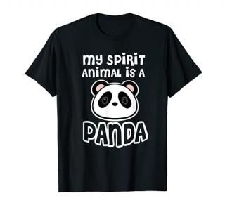 Panda Spirit Animal Pandas Love T-Shirt