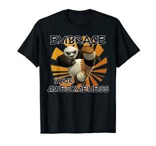 Kung Fu Panda Embrace Your Awesomeness Po Portrait T-Shirt