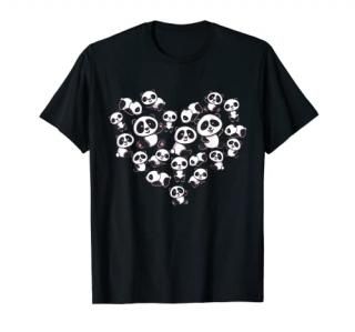 Panda Shirt Cute Panda Tshirt Panda Bear Lover Heart Gifts T-Shirt