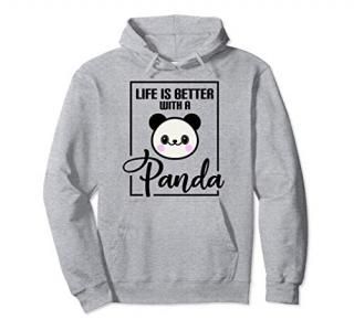 Cute Panda Life Is Better With A Panda Pullover Hoodie