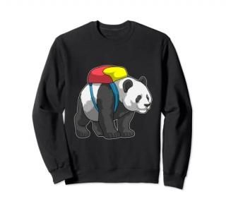 Panda Hiker Backpack Sweatshirt