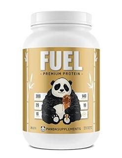 Panda Fuel Premium Protein Non-GMO Whey ProteinGrass-Fed Hydrolyzed CollagenWhey