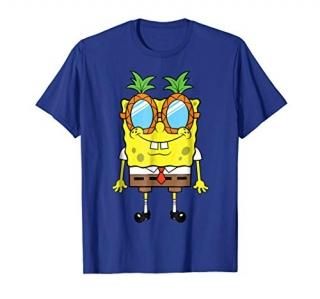 Nickelodeon Spongebob Squarepants Pineapple Glasses T-Shirt