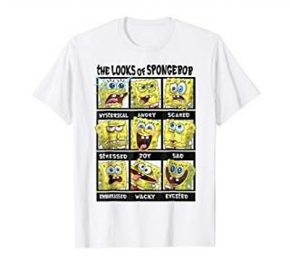 Spongebob SquarePants Multiple Looks & Emotions T-Shirt
