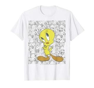 Looney Tunes Tweety Bird Comic Portrait T-Shirt