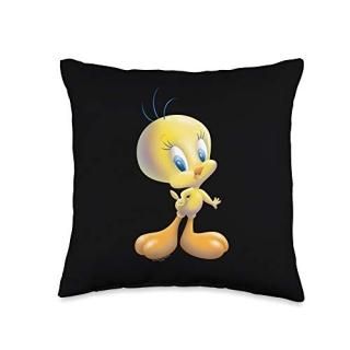 Looney Tunes Tweety Bird Airbrushed Throw Pillow 16x16 Multicolor