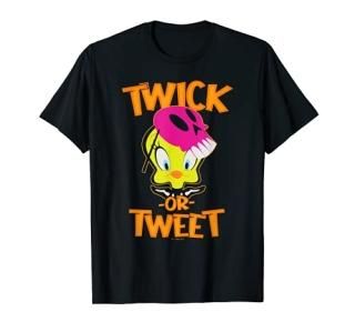 Looney Tunes Halloween Tweety Bird Twick Or Tweet T-Shirt