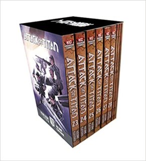 進撃の巨人 ファイナル・シーズン 第1部マンガボックスセット 文庫版 - 2021年12月28日発売（英語版）