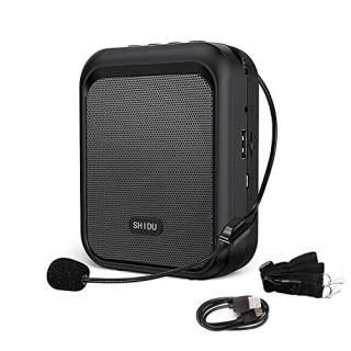 SHIDU Mini Voice Amplifier Portable Rechargeable Bluetooth Speaker with Wired Mi