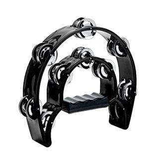 Double Row Tambourine Musfunny Metal Jingles Hand Held Percussion Tambourine Mus