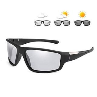 Photochromic Polarized Sports Sunglasses for Men Women UV Protection Safety Outd