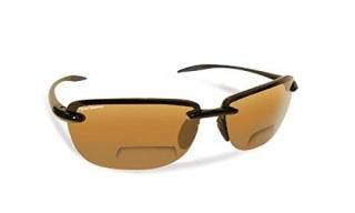 Flying Fisherman 7305BA-250 Cali Polarized Sunglassed&#44; Black Frames With Amb