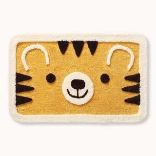 18 x 26 Tiger Bath Rug Cute Bathroom Rug Bath Mat Non-Slip Soft Shower Rug Micro