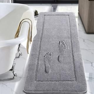 LOCHAS Luminous Non Slip Bathroom Rugs Runner 24 x 48 Inch Extra Soft and Comfy 