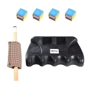 Naissgo Cue Rest Cue Stick Holder Pool Cue Holder 4-Holes
