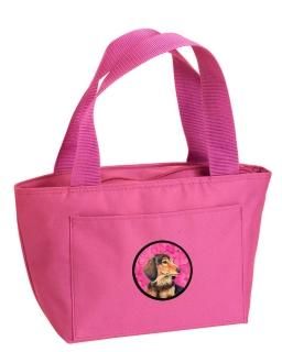 Caroline's Treasures LH9391PK-8808 Pink Dachshund Lunch Bag or Doggie Bag LH9391
