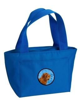Caroline's Treasures SS4786-BU Sussex Spaniel Lunch or Doggie Bag Large Blue 