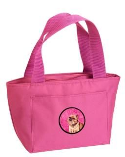 Caroline's Treasures LH9359PK Brussels Griffon Lunch or Doggie Bag Large Pink by