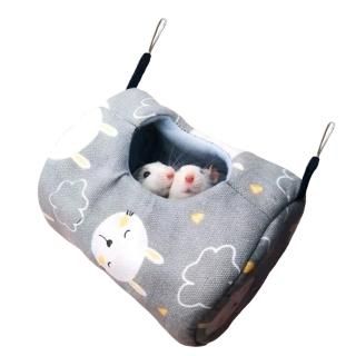 ZOOPOLR Hammock Hanging Bed Warm Summer Swing Cage Accessories for Small Animals