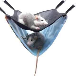 Small Pet Animal Hammock Double Bunkbed Hammock Hanging Bed Small Animal Cage To