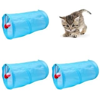 iCAGY Cat Tunnel for Indoor Cats Interactive Rabbit Tunnel Toys Pet Toys Play Tu
