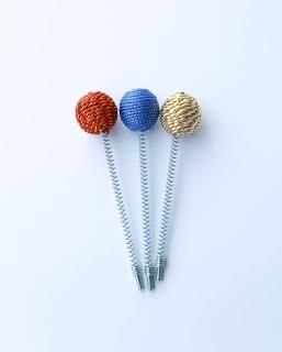 Cat Craft Quick Replacement Spring Toys 3-Pack  Replacement Parts for Cat Posts 