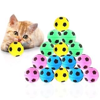 Meric Sponge Cat Balls 1.5 - Inches Soft Foam Soccer Balls for Exercise and Inte